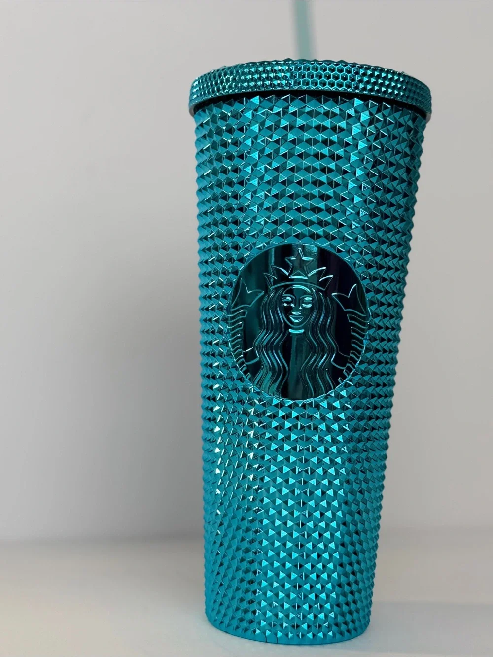 Starbucks Turquoise Studded Reusable Tumbler with Straw
